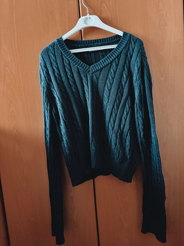 Jersey verde Stradivarius