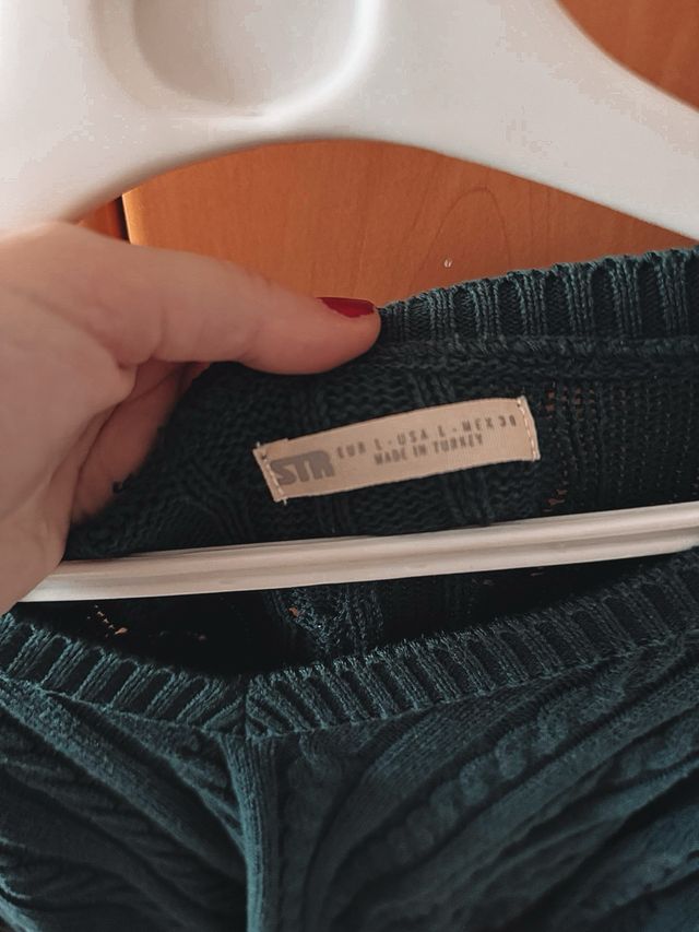 Jersey verde Stradivarius