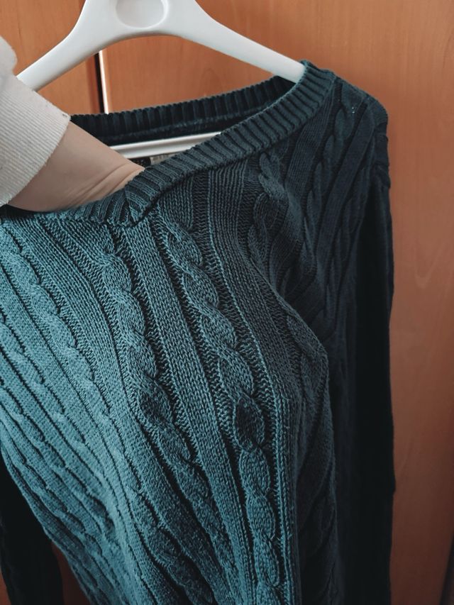 Jersey verde Stradivarius