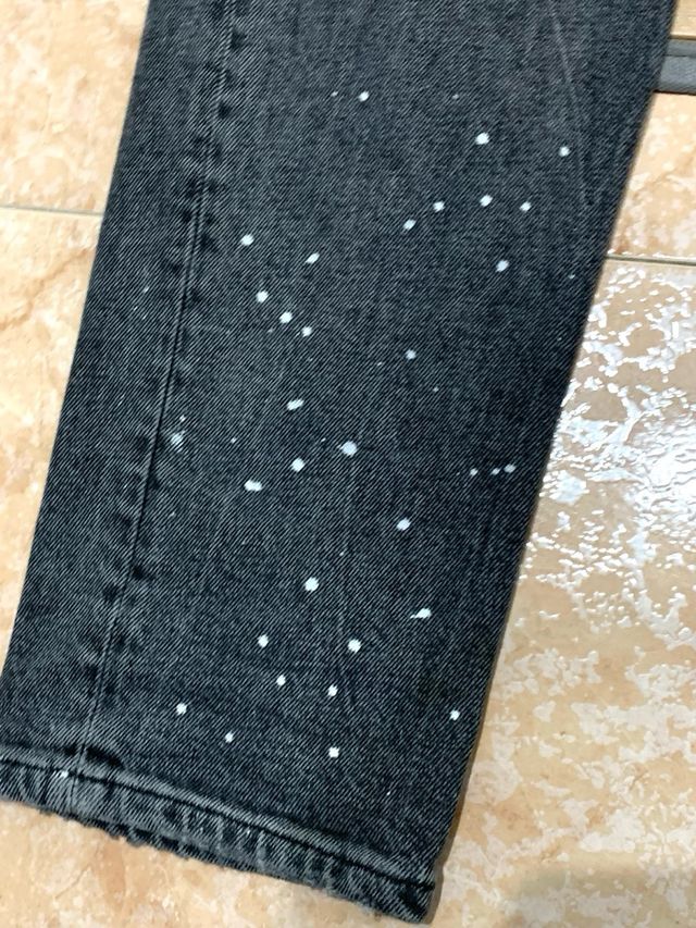 Tejanos grises skinny con rotos