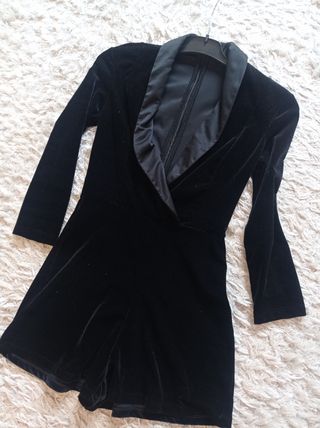 Mono corto smoking negro.XS