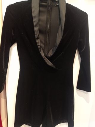 Mono corto smoking negro.XS