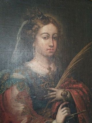 Oleo S XVII escuela sevillana