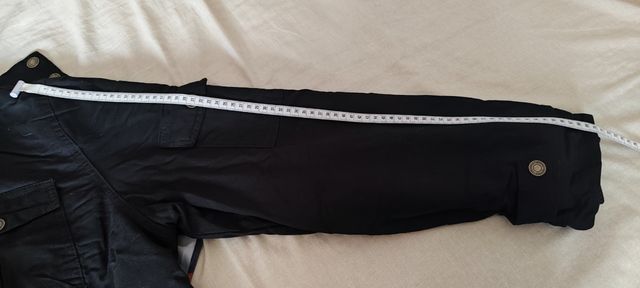 Parka negra para hombre