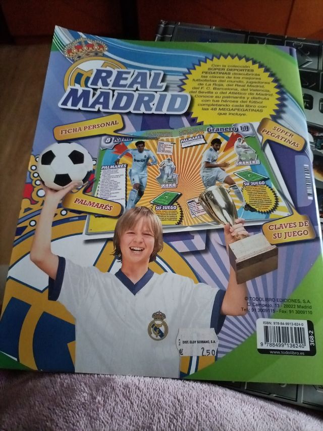 Álbum pegatinas Real Madrid