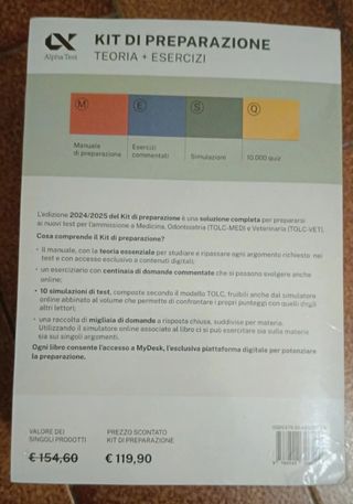 Alpha test medicina tolc-med 2024-2025