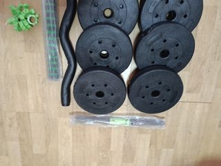 Mancuernas y barra zeta 25kg