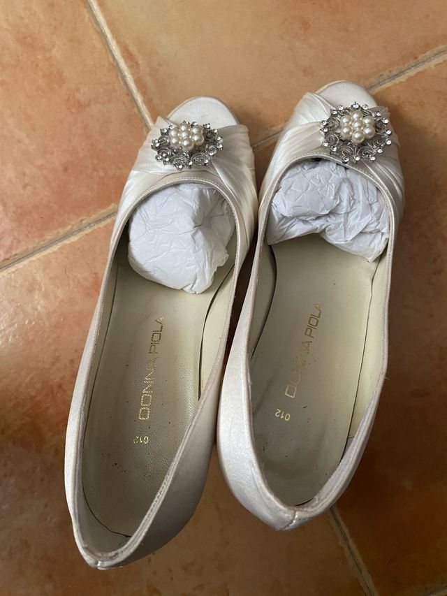 Zapatos novia talla 39 Piola