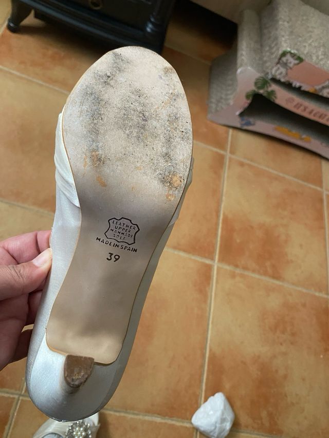 Zapatos novia talla 39 Piola