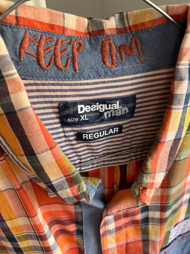 Camisa manga corta Desigual talla XL