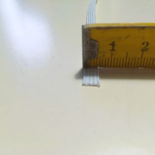 Elastico bianco piatto per sartoria mt.20xmm.5