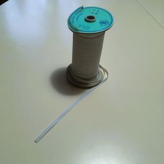 Elastico bianco piatto per sartoria mt.20xmm.5