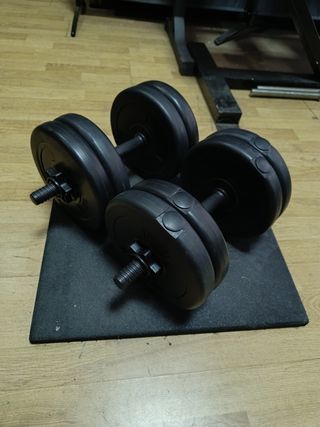Mancuernas de 10kg 8x2,5kg 