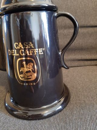 Caffettiera in ceramica vintage 