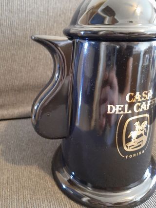 Caffettiera in ceramica vintage 
