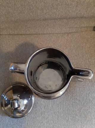 Caffettiera in ceramica vintage 