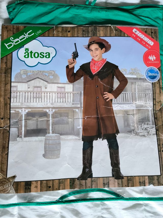 Disfraz vaquero 3-4 años