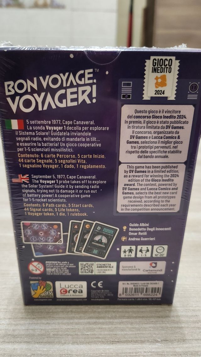Bon voyage. Gioco di carte