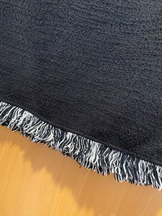 Falda negra Zara talla S