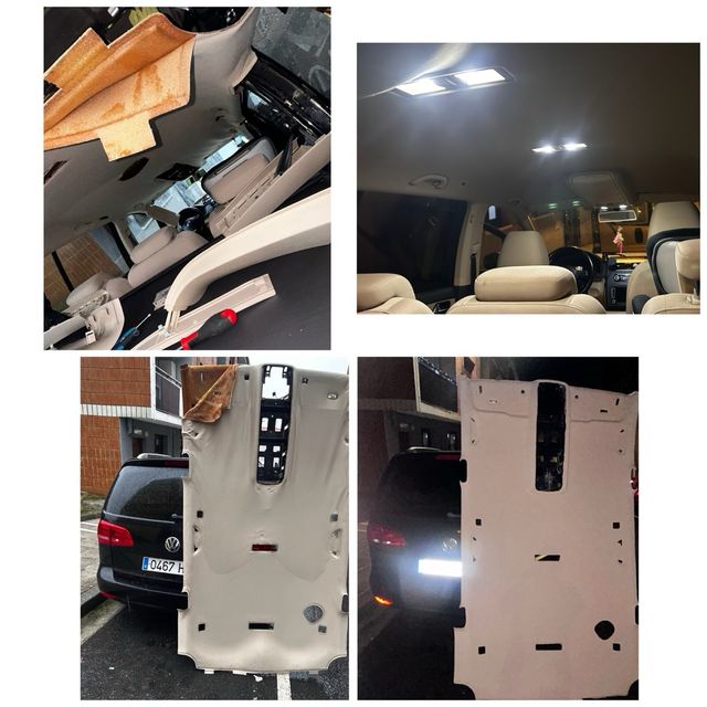 Techos de coche peneles de puerta y asientos