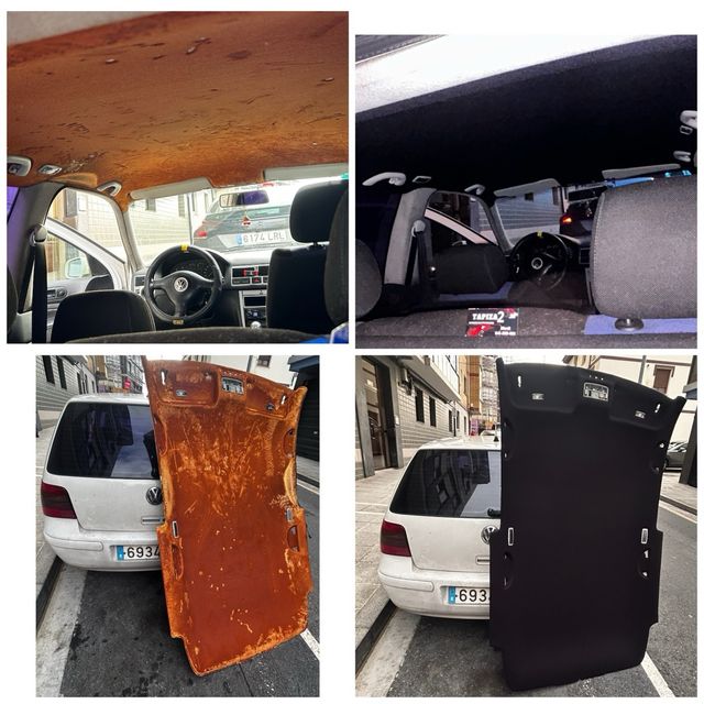 Techos de coche peneles de puerta y asientos