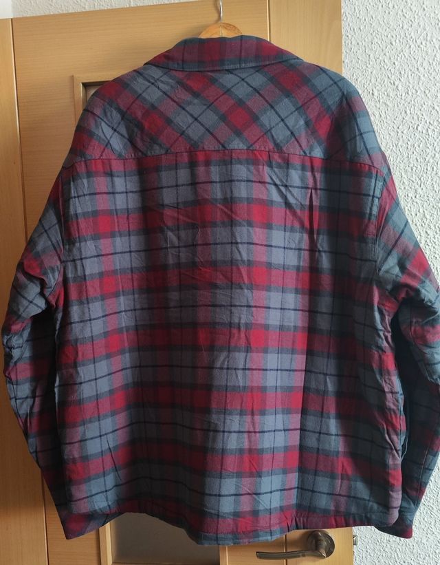 Chaqueta cazadora hombre a cuadros