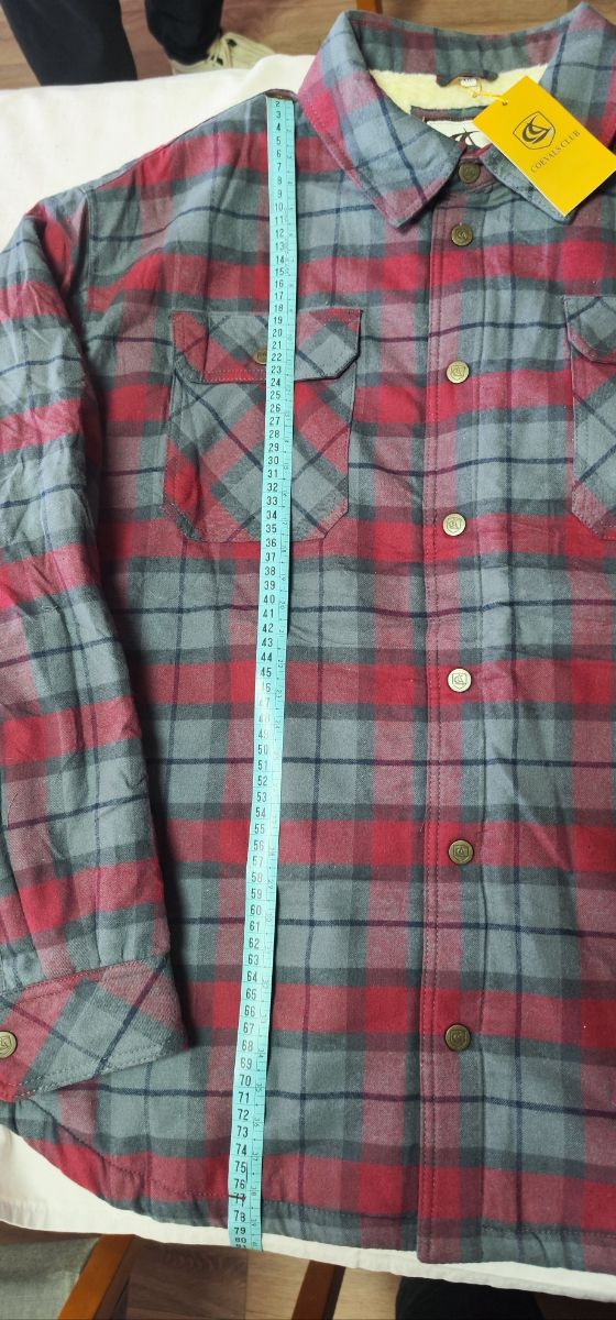 Chaqueta cazadora hombre a cuadros