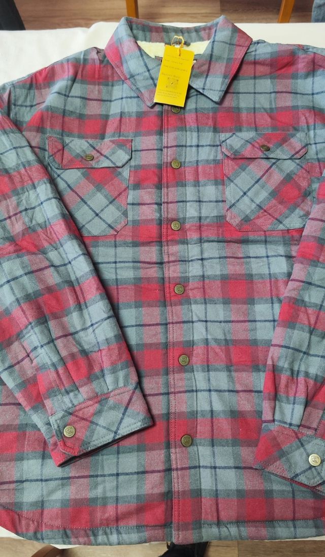 Chaqueta cazadora hombre a cuadros