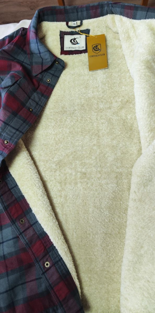 Chaqueta cazadora hombre a cuadros