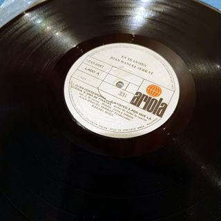 LP Joan Manuel Serrat "En tránsito" (1981)
