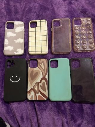 Pack 8 fundas de Iphone 11 Pro