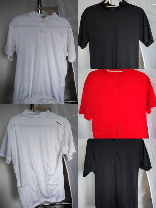 Lote de camisetas y culotes de ciclismo