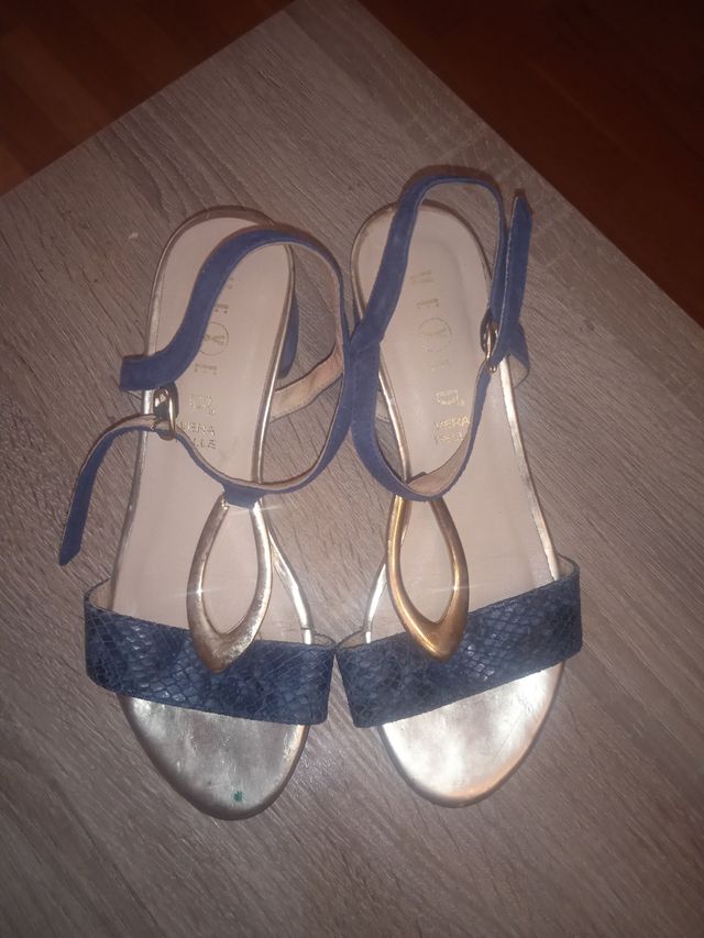 Sandalia plana de piel n 35