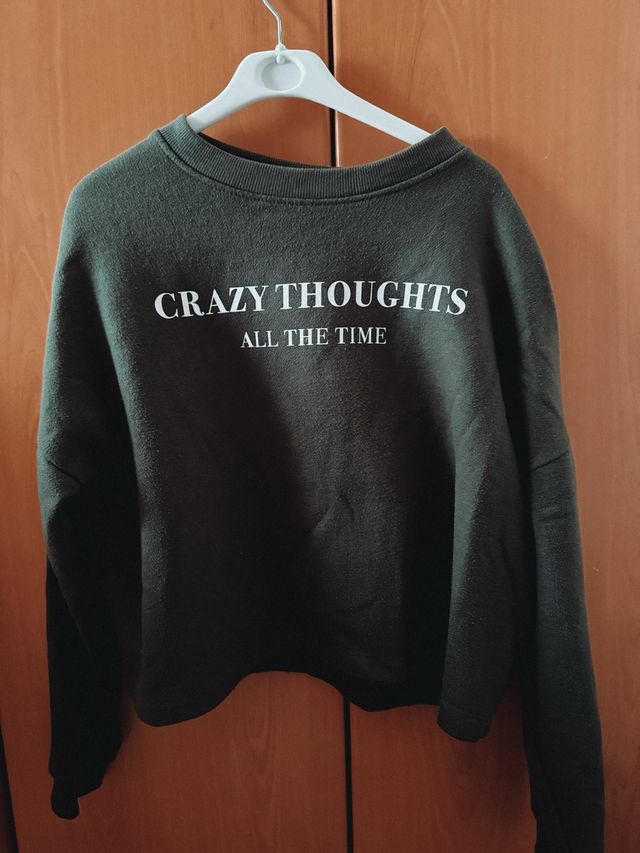 Sudadera verde oscuro