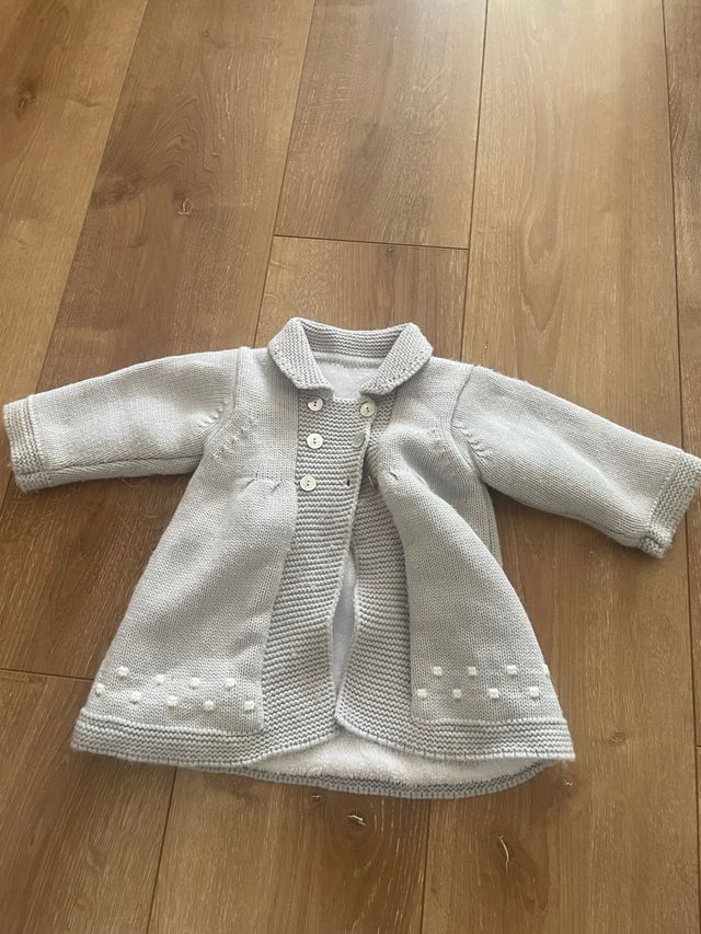 Abrigo chaqueta gris Mar & Álex 9 12 meses bebé