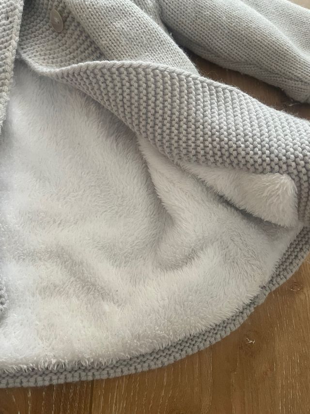 Abrigo chaqueta gris Mar & Álex 9 12 meses bebé