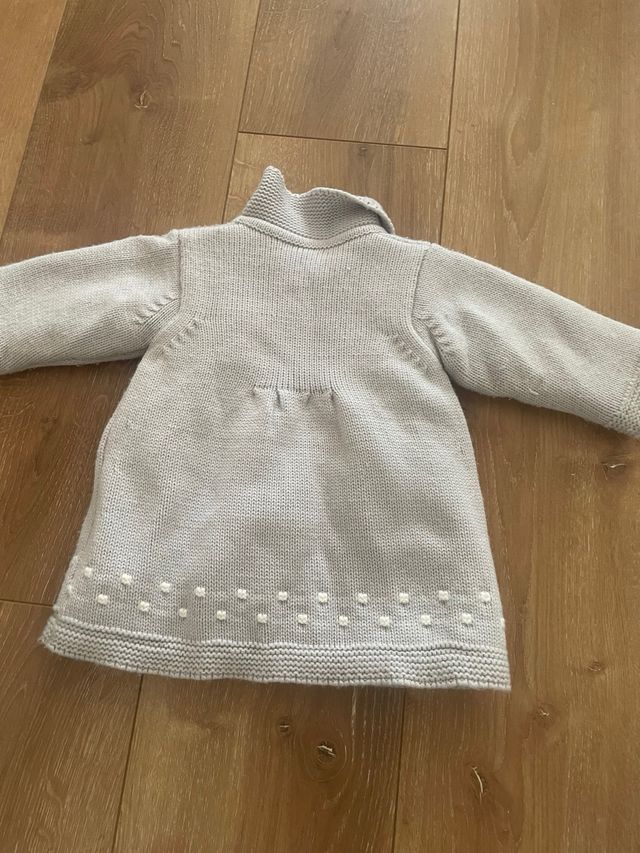 Abrigo chaqueta gris Mar & Álex 9 12 meses bebé