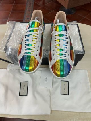 Gucci new ace “RAIMBOW” Originales