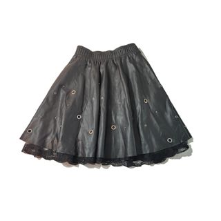 Twinset/ My Twin Falda piel vegana negra T:S