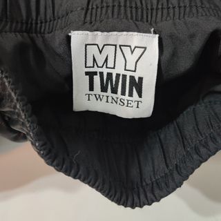 Twinset/ My Twin Falda piel vegana negra T:S