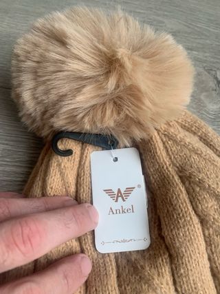 Gorro de lana con forro interior nuevo