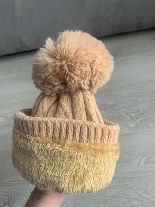 Gorro de lana con forro interior nuevo