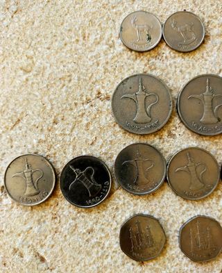 Lote de 20 monedas Emiratos arabes unidos