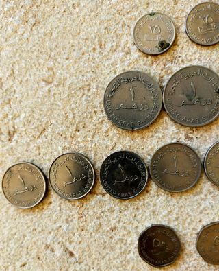 Lote de 20 monedas Emiratos arabes unidos