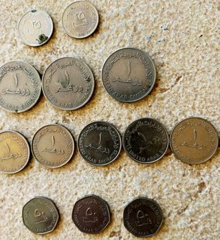 Lote de 20 monedas Emiratos arabes unidos