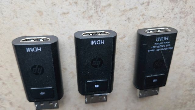 3 Adaptadores HP Displayport - HDMI