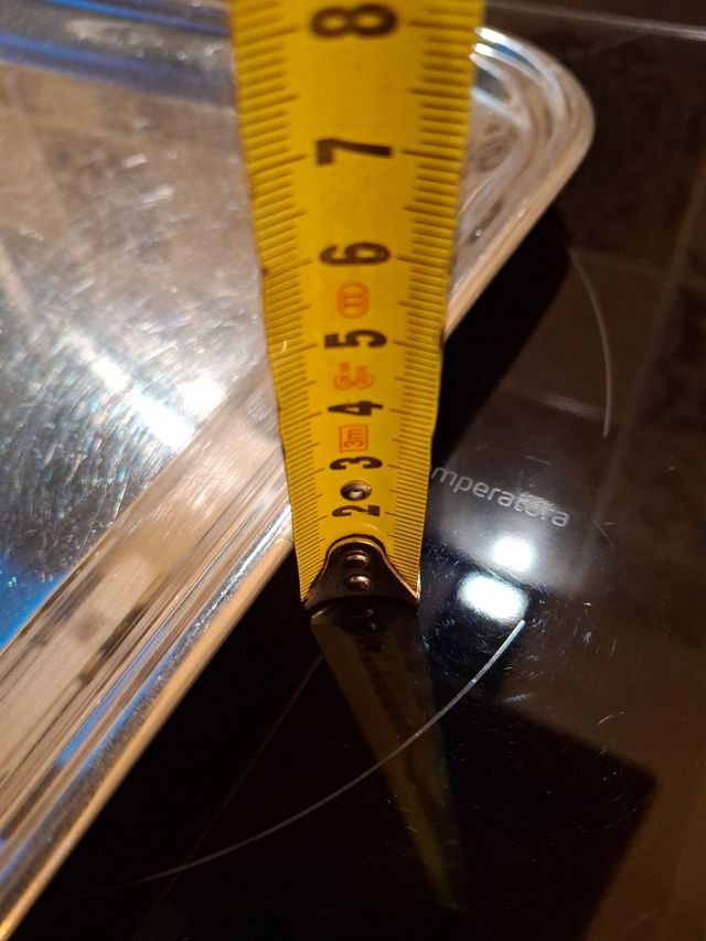 Bandeja acero inoxidable.