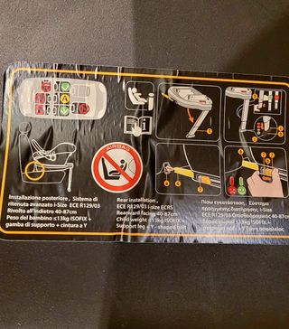 Ovetto Pali I-size 40-87cm e base isofix