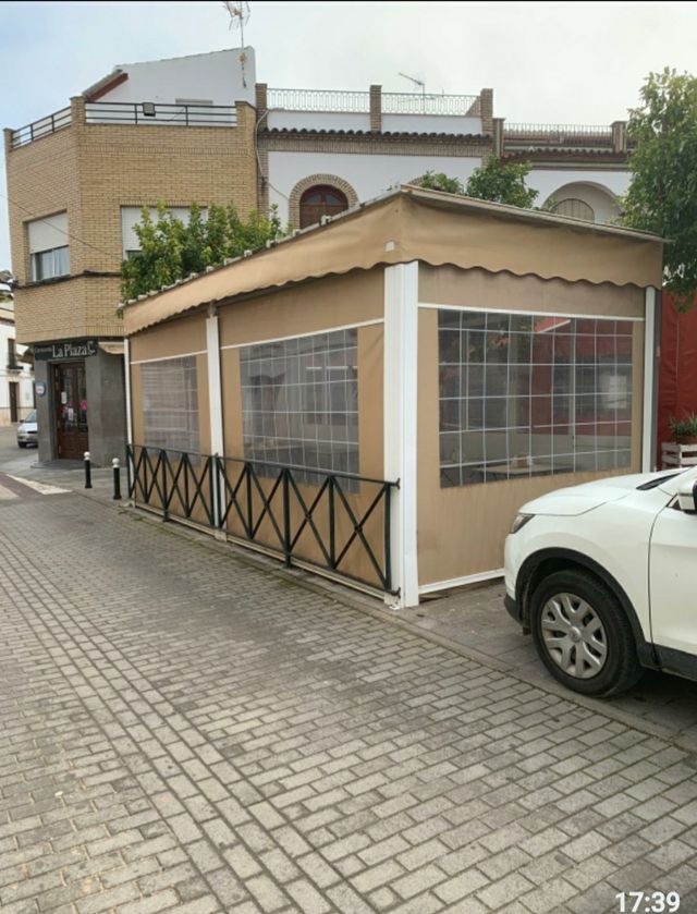 CARPA DE ALUMINIO Y CRISTAL PARA TERRAZA