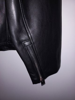 Cazadora biker polipiel 3XL